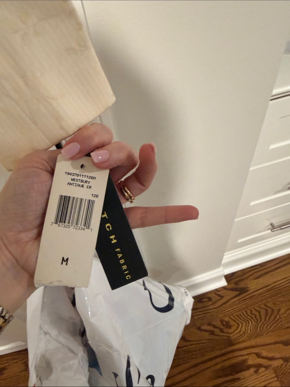 Lauren Ralph Lauren Cream Floral Button-Front Blazer - Picture 4 of 5